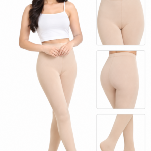 Leggfine Women's Fleece Lined Stockings | Warm Thermal Tights for Winter | High Waist Stretchable Full Coverage Footed Stockings